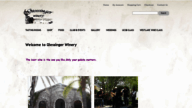 What Giessingerwinery.com website looked like in 2022 (3 years ago)