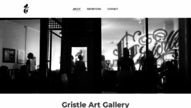 What Gristleartgallery.com website looked like in 2022 (2 years ago)