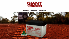 What Giantpower.com.au website looked like in 2022 (1 year ago)