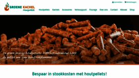 What Groenekachel.be website looked like in 2022 (1 year ago)