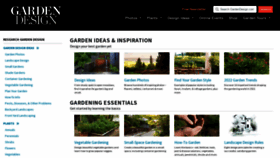 What Gardendesignmag.com website looked like in 2022 (1 year ago)