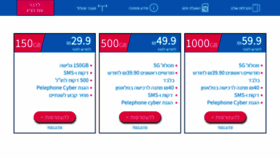 What Ginimobile.co.il website looked like in 2022 (3 years ago)