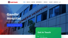 What Gandhihospital.info website looked like in 2022 (1 year ago)