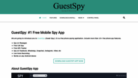 What Guestspy.com website looked like in 2022 (1 year ago)