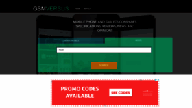 What Gsmversus.com website looked like in 2022 (1 year ago)