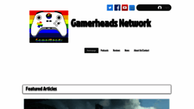 What Gamerheadspodcast.com website looked like in 2022 (1 year ago)