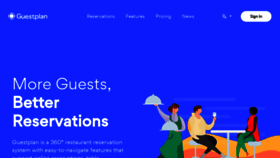What Guestplan.com website looked like in 2022 (1 year ago)