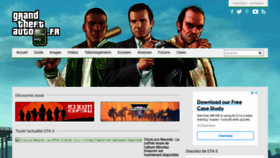 What Grandtheftauto5.fr website looked like in 2022 (1 year ago)