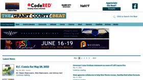 What Grantcountybeat.com website looked like in 2022 (1 year ago)