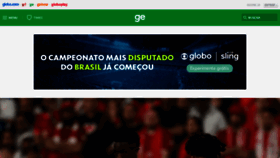 What Globoesporte.globo.com website looked like in 2022 (1 year ago)