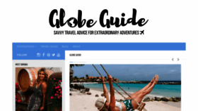 What Globeguide.ca website looked like in 2022 (1 year ago)