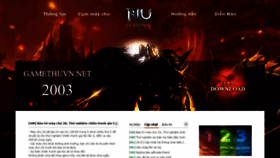 What Gamethuvn.net website looked like in 2022 (1 year ago)