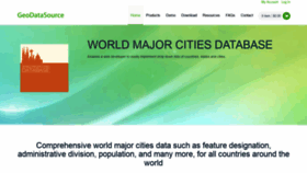 What Geodatasource.com website looked like in 2022 (1 year ago)