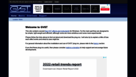 What Gvst.co.uk website looked like in 2022 (1 year ago)