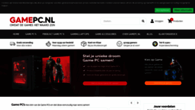 What Gamepc.nl website looked like in 2022 (3 years ago)