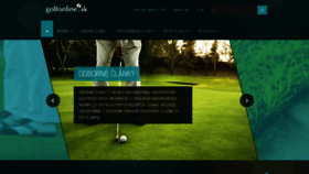 What Golfonline.sk website looked like in 2022 (1 year ago)