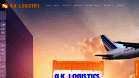 What Gklogistics.co.in website looked like in 2022 (1 year ago)