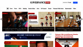 What Governancenow.com website looked like in 2022 (3 years ago)
