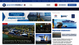 What Gospodarkamorska.pl website looked like in 2022 (1 year ago)