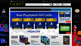 What Gamestheshop.com website looked like in 2022 (1 year ago)