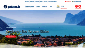 What Gardasee.de website looked like in 2022 (1 year ago)