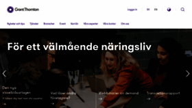 What Grantthornton.se website looked like in 2022 (3 years ago)