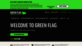 What Greenflag.com website looked like in 2022 (1 year ago)