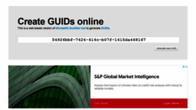 What Guidgen.com website looked like in 2022 (1 year ago)