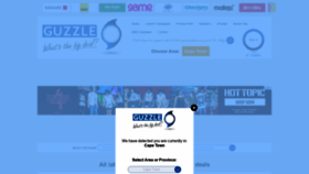 What Guzzle.co.za website looked like in 2022 (1 year ago)