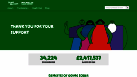 What Gosober.org.uk website looked like in 2022 (1 year ago)