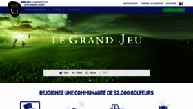 What Golfy.fr website looked like in 2022 (1 year ago)