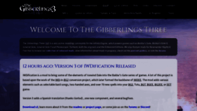 What Gibberlings3.net website looked like in 2022 (1 year ago)