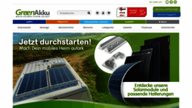 What Greenakku.de website looked like in 2022 (1 year ago)