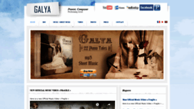What Galya.fr website looked like in 2022 (1 year ago)