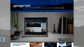What Gorge.net website looked like in 2022 (1 year ago)