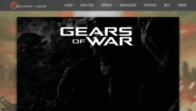 What Gearsofwar.com website looked like in 2022 (1 year ago)