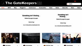 What Gatekeepersonline.com website looked like in 2022 (1 year ago)