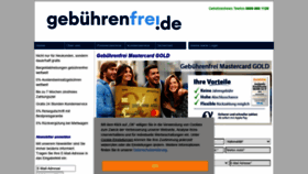 What Gebuhrenfrei.com website looked like in 2022 (1 year ago)