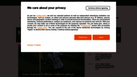 What Gazzetta.it website looked like in 2022 (3 years ago)
