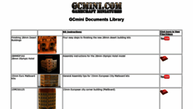 What Gcminidocs.com website looked like in 2022 (1 year ago)