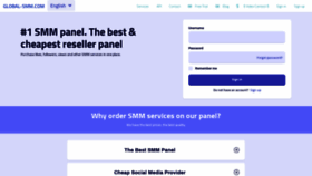 What Global-smm.com website looked like in 2022 (1 year ago)