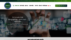 What Greentechvietnam.com website looked like in 2022 (1 year ago)