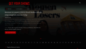 What Getyourshows.xyz website looked like in 2022 (1 year ago)