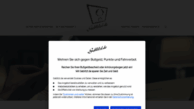 What Geblitzt.de website looked like in 2022 (1 year ago)