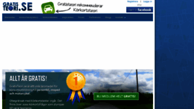 What Gratisteori.com website looked like in 2022 (1 year ago)