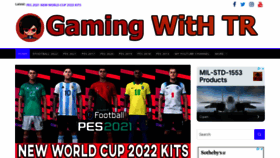 What Gamingwithtr.com website looked like in 2022 (1 year ago)
