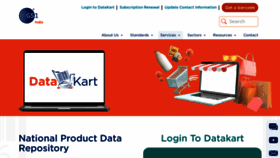 What Gs1datakart.org website looked like in 2022 (1 year ago)