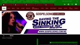 What Gospelsong.com.ng website looked like in 2022 (1 year ago)
