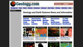 What Geology.com website looked like in 2022 (1 year ago)