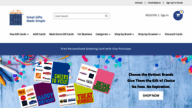 What Giftcardmall.com website looked like in 2022 (3 years ago)
